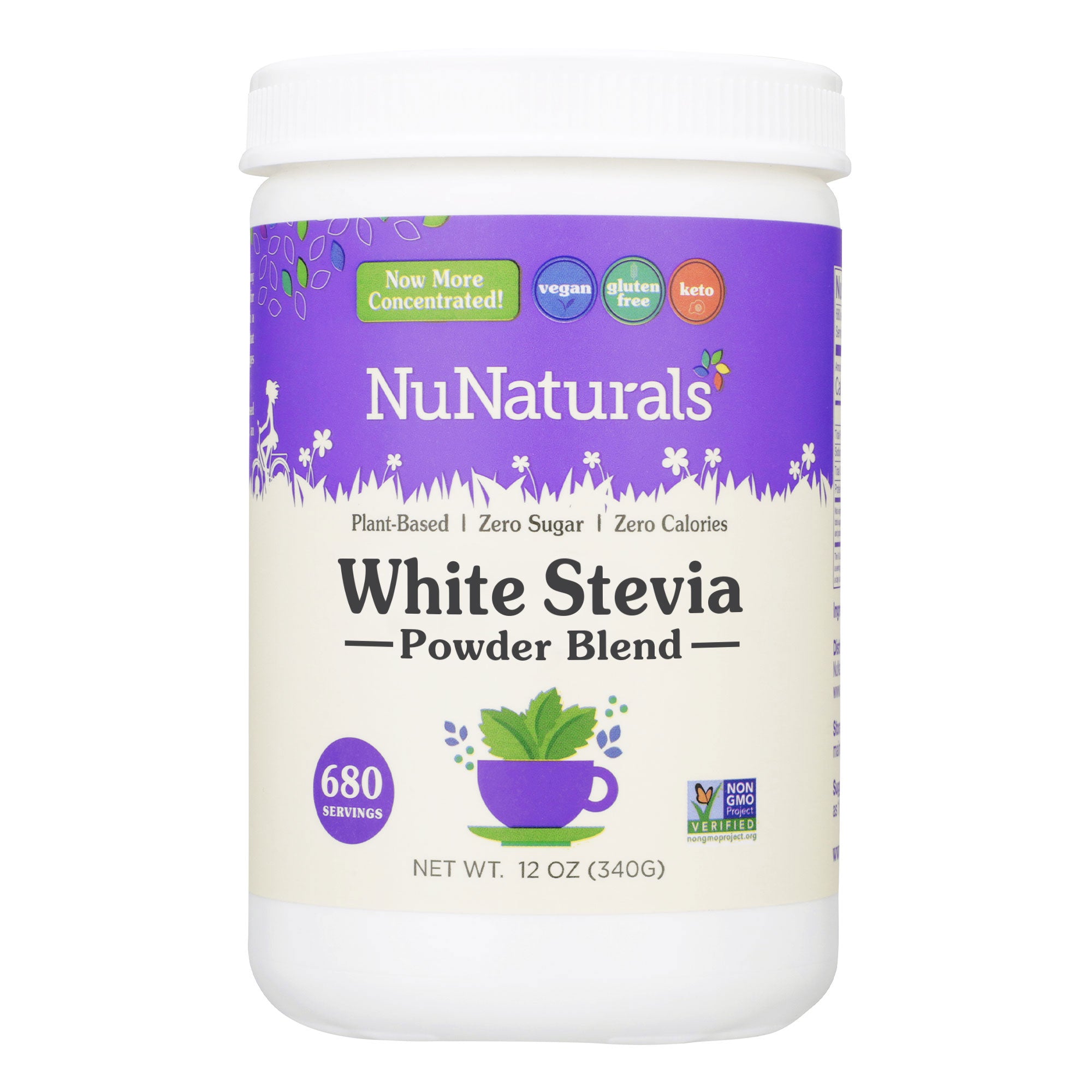 White Stevia Powder