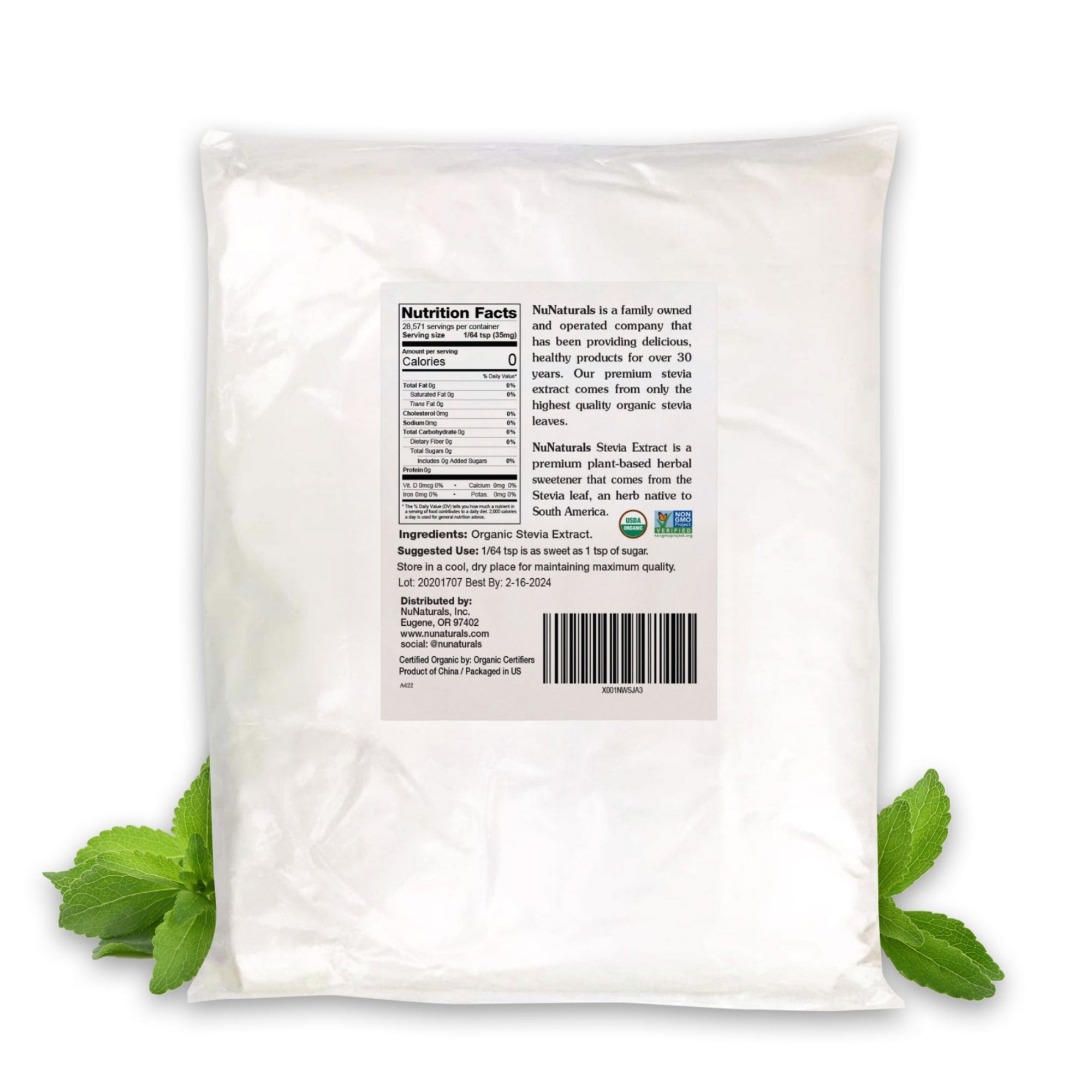 Organic Pure Stevia